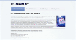 Desktop Screenshot of cellbanking.net