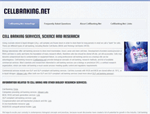 Tablet Screenshot of cellbanking.net